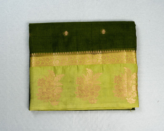 Green Banarasi Kota Saree