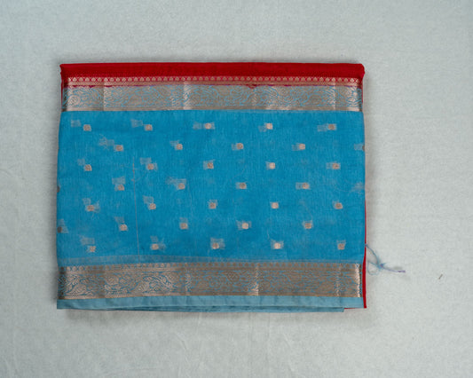 Pink Banarasi Tussar Silk Saree